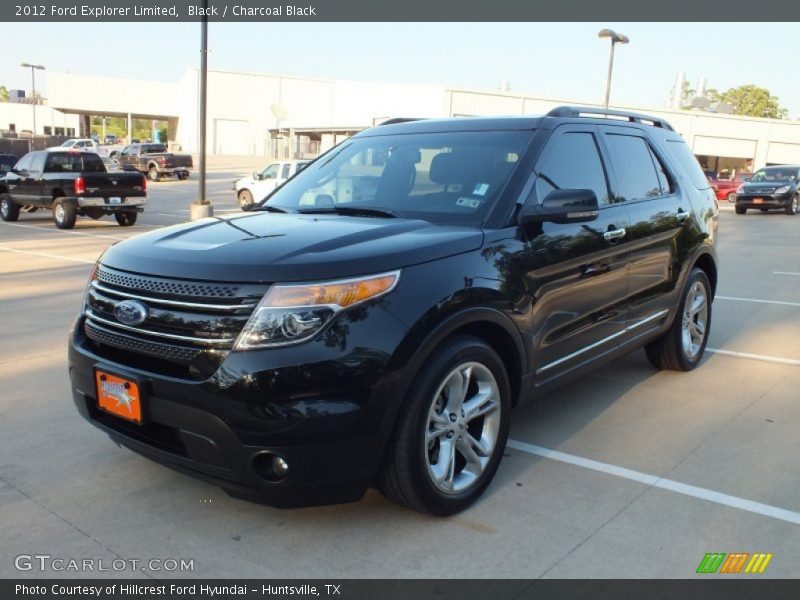 Black / Charcoal Black 2012 Ford Explorer Limited