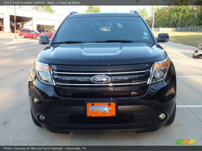 Black / Charcoal Black 2012 Ford Explorer Limited