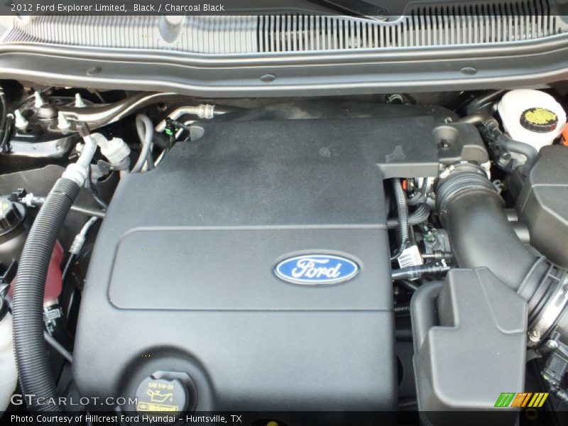 Black / Charcoal Black 2012 Ford Explorer Limited