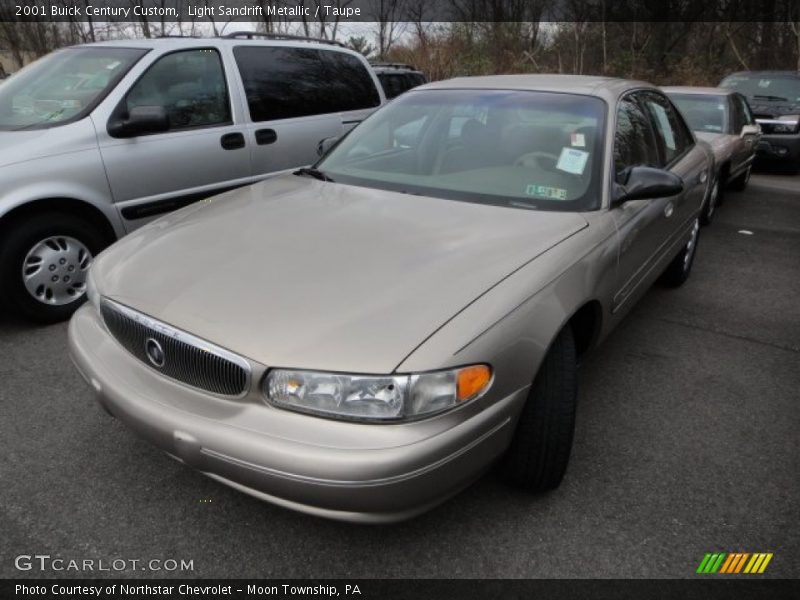 Light Sandrift Metallic / Taupe 2001 Buick Century Custom