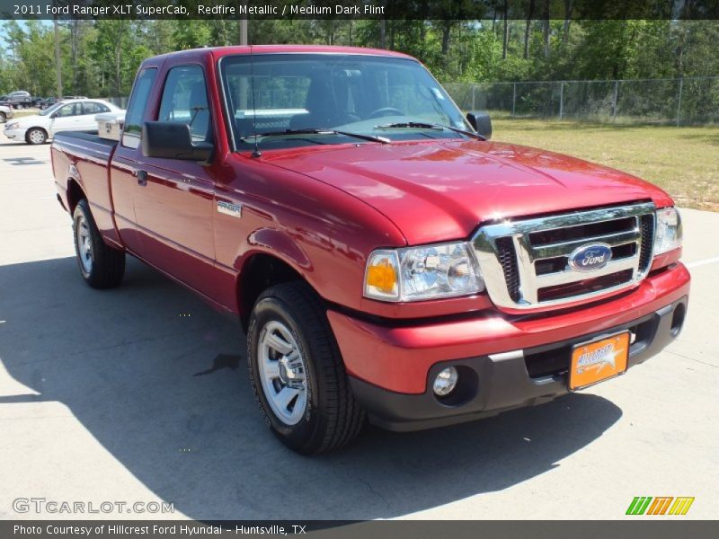 Redfire Metallic / Medium Dark Flint 2011 Ford Ranger XLT SuperCab