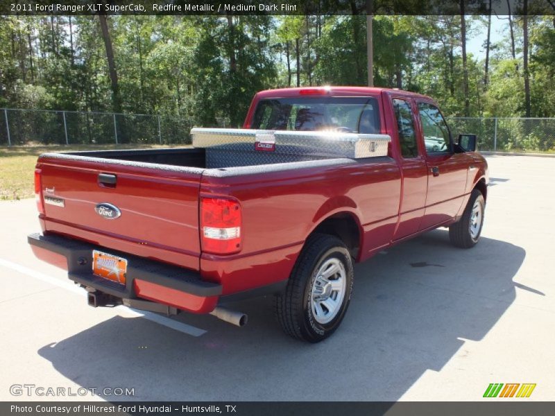 Redfire Metallic / Medium Dark Flint 2011 Ford Ranger XLT SuperCab