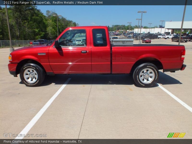 Redfire Metallic / Medium Dark Flint 2011 Ford Ranger XLT SuperCab