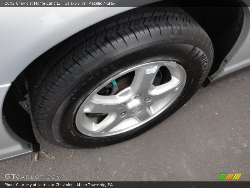 Galaxy Silver Metallic / Gray 2003 Chevrolet Monte Carlo LS