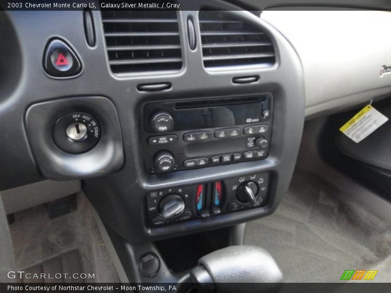 Galaxy Silver Metallic / Gray 2003 Chevrolet Monte Carlo LS