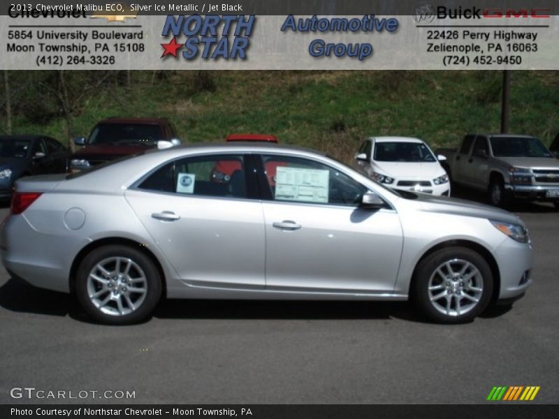 Silver Ice Metallic / Jet Black 2013 Chevrolet Malibu ECO