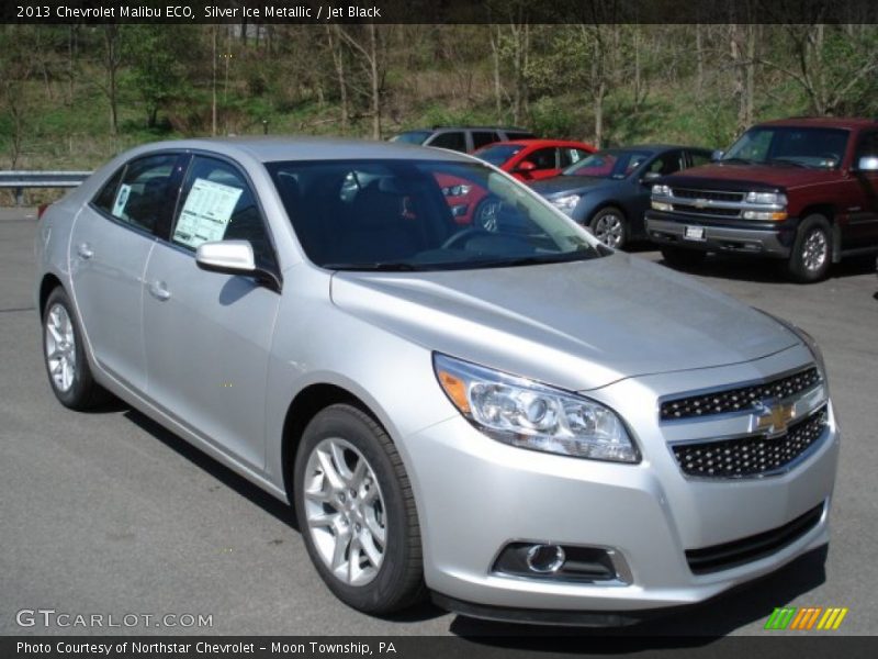 Silver Ice Metallic / Jet Black 2013 Chevrolet Malibu ECO