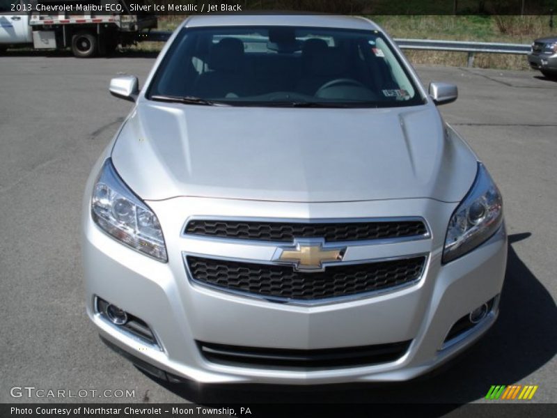 Silver Ice Metallic / Jet Black 2013 Chevrolet Malibu ECO