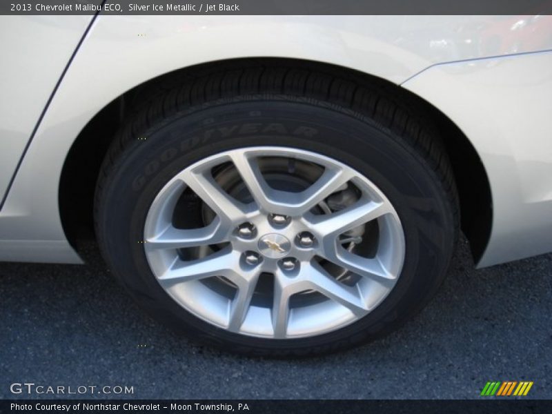 Silver Ice Metallic / Jet Black 2013 Chevrolet Malibu ECO