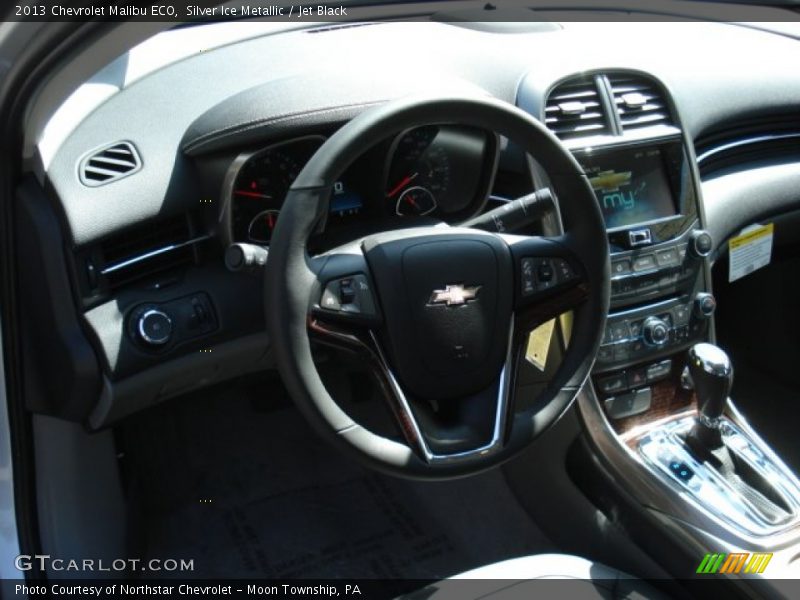 Silver Ice Metallic / Jet Black 2013 Chevrolet Malibu ECO