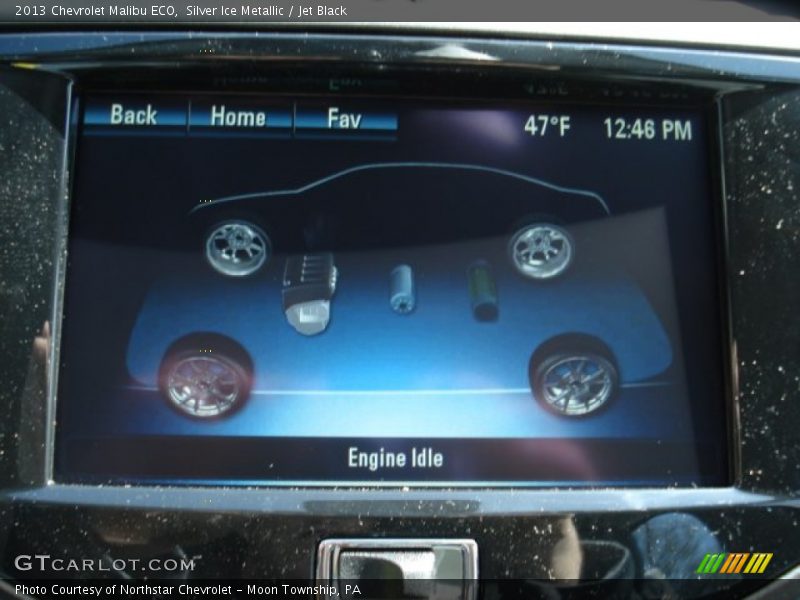 Silver Ice Metallic / Jet Black 2013 Chevrolet Malibu ECO