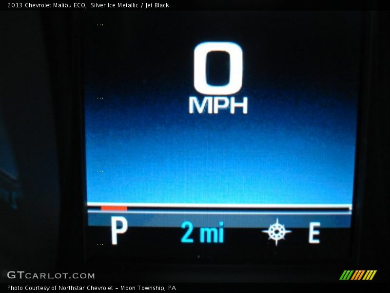 Silver Ice Metallic / Jet Black 2013 Chevrolet Malibu ECO