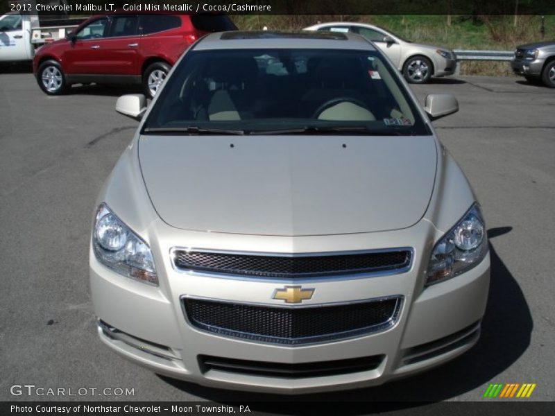 Gold Mist Metallic / Cocoa/Cashmere 2012 Chevrolet Malibu LT