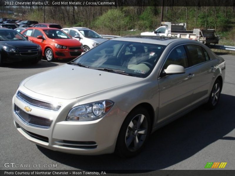 Gold Mist Metallic / Cocoa/Cashmere 2012 Chevrolet Malibu LT