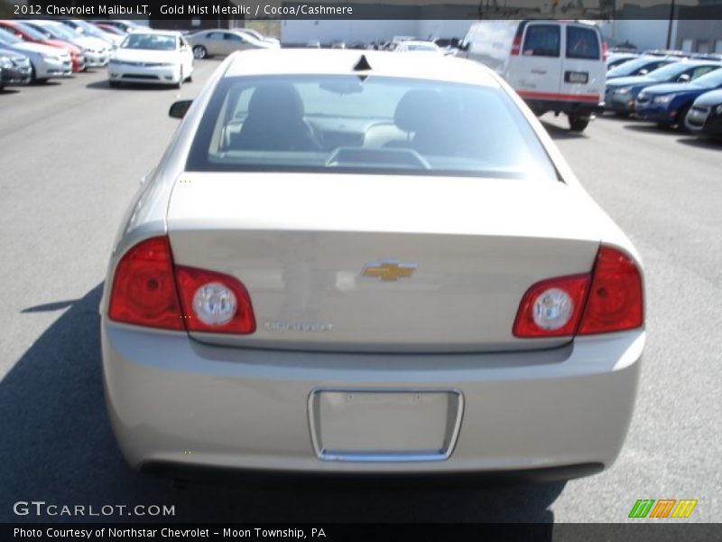 Gold Mist Metallic / Cocoa/Cashmere 2012 Chevrolet Malibu LT