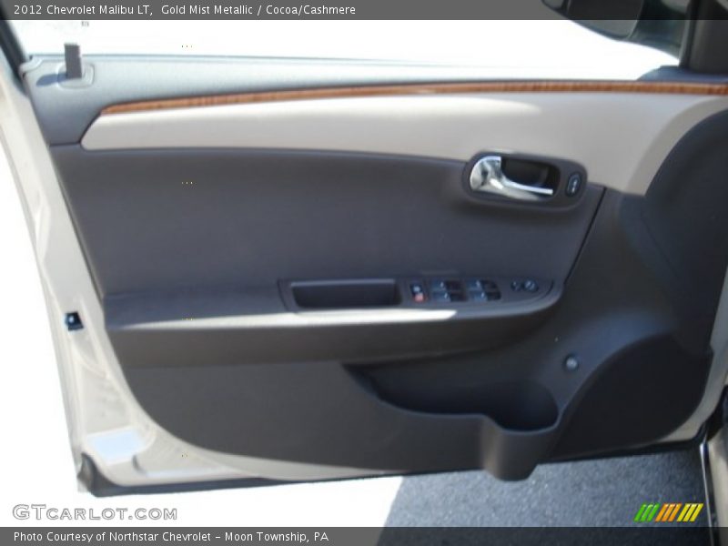 Gold Mist Metallic / Cocoa/Cashmere 2012 Chevrolet Malibu LT