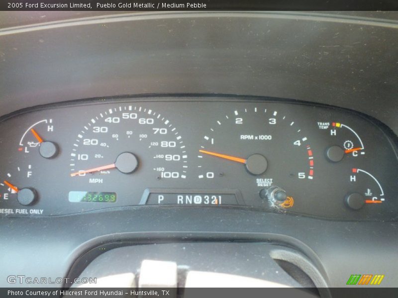  2005 Excursion Limited Limited Gauges