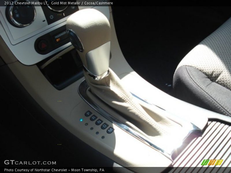 Gold Mist Metallic / Cocoa/Cashmere 2012 Chevrolet Malibu LT