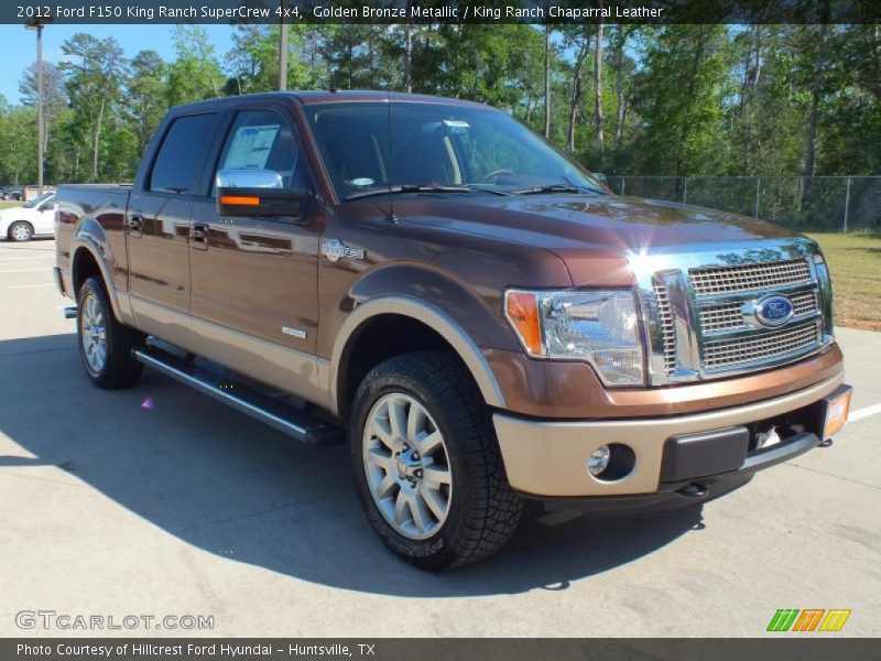 Golden Bronze Metallic / King Ranch Chaparral Leather 2012 Ford F150 King Ranch SuperCrew 4x4