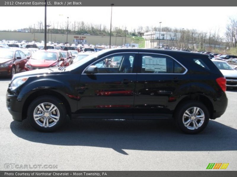 Black / Jet Black 2012 Chevrolet Equinox LS