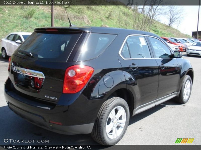 Black / Jet Black 2012 Chevrolet Equinox LS