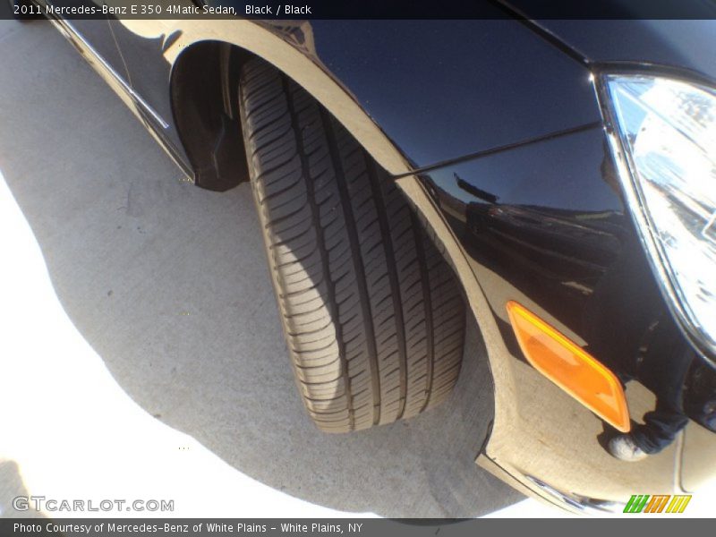 Black / Black 2011 Mercedes-Benz E 350 4Matic Sedan