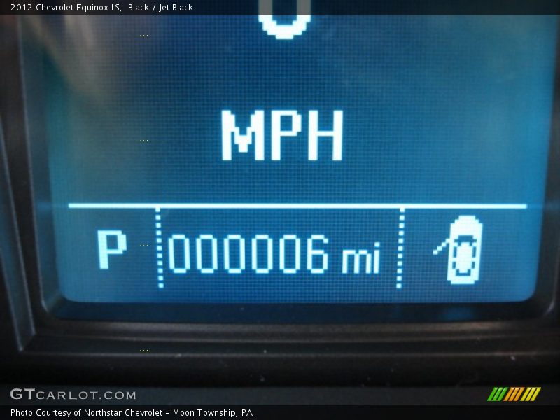 Black / Jet Black 2012 Chevrolet Equinox LS