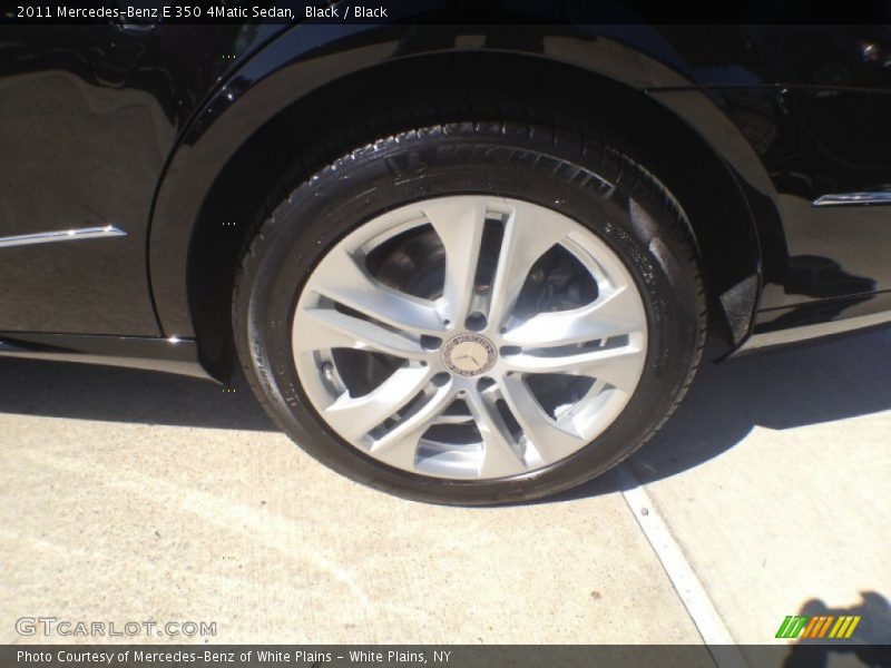 Black / Black 2011 Mercedes-Benz E 350 4Matic Sedan