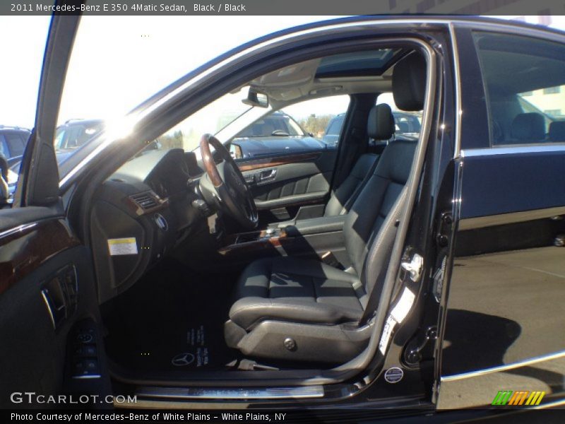 Black / Black 2011 Mercedes-Benz E 350 4Matic Sedan