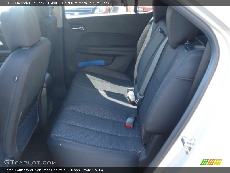 Gold Mist Metallic / Jet Black 2012 Chevrolet Equinox LT AWD