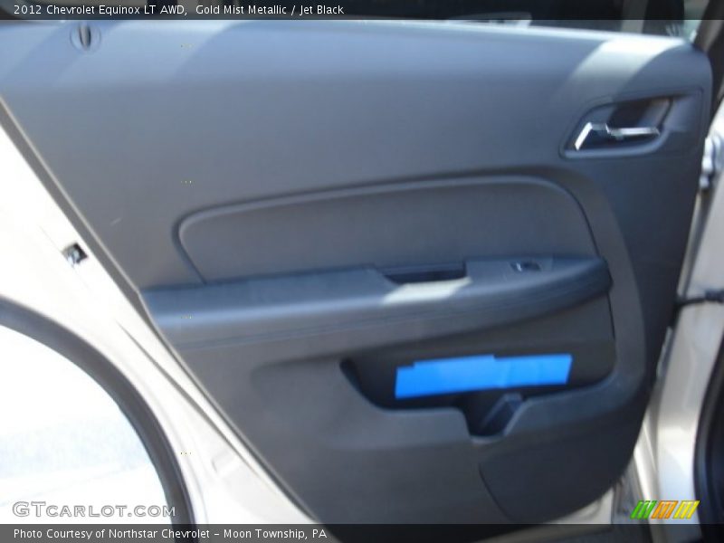 Gold Mist Metallic / Jet Black 2012 Chevrolet Equinox LT AWD