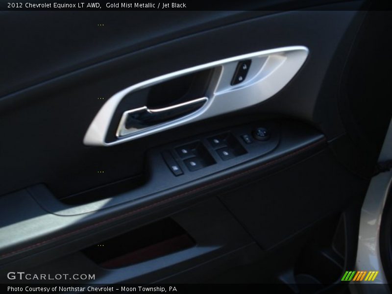 Gold Mist Metallic / Jet Black 2012 Chevrolet Equinox LT AWD