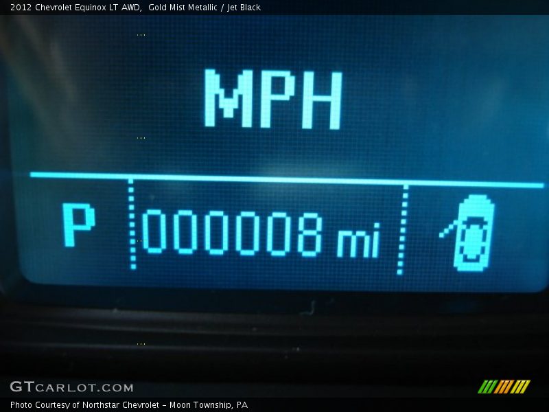 Gold Mist Metallic / Jet Black 2012 Chevrolet Equinox LT AWD