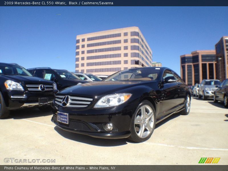 Black / Cashmere/Savanna 2009 Mercedes-Benz CL 550 4Matic