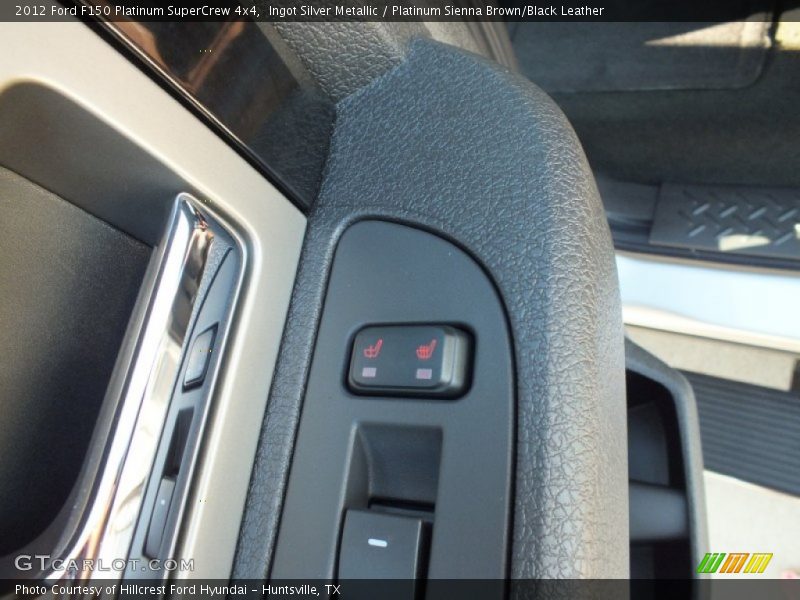 Ingot Silver Metallic / Platinum Sienna Brown/Black Leather 2012 Ford F150 Platinum SuperCrew 4x4