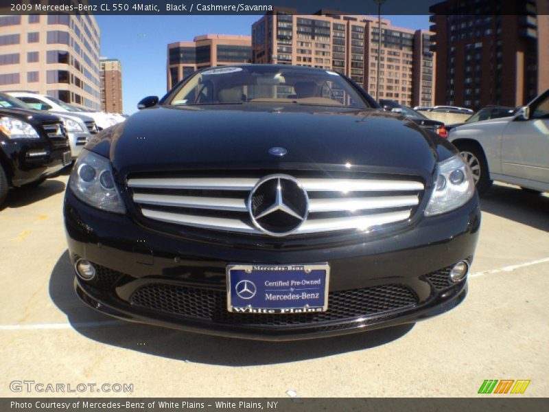 Black / Cashmere/Savanna 2009 Mercedes-Benz CL 550 4Matic