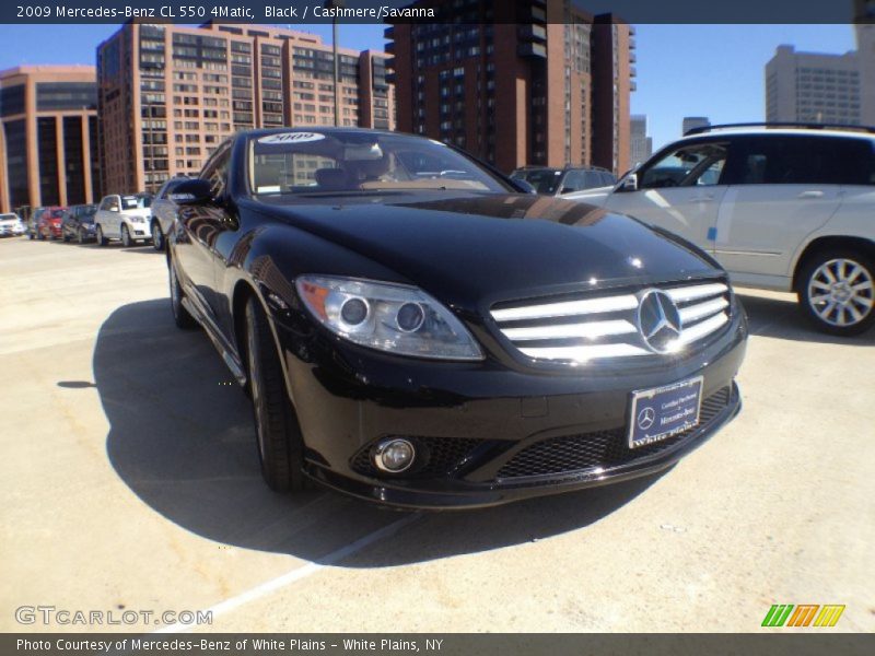 Black / Cashmere/Savanna 2009 Mercedes-Benz CL 550 4Matic