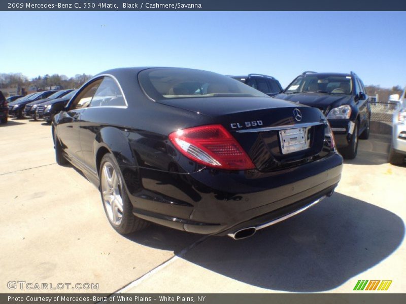Black / Cashmere/Savanna 2009 Mercedes-Benz CL 550 4Matic