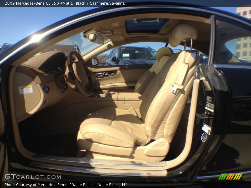Black / Cashmere/Savanna 2009 Mercedes-Benz CL 550 4Matic