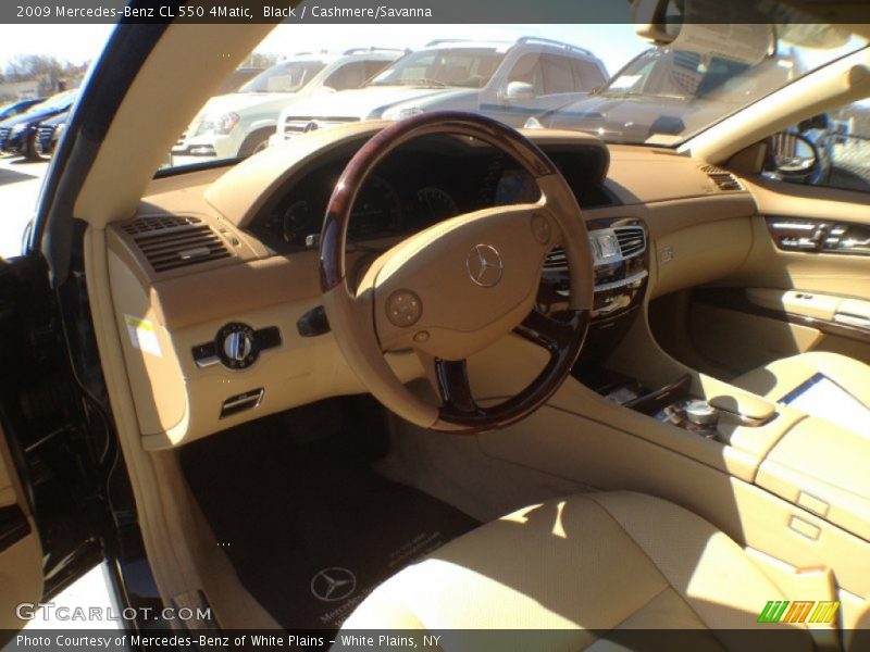 Black / Cashmere/Savanna 2009 Mercedes-Benz CL 550 4Matic