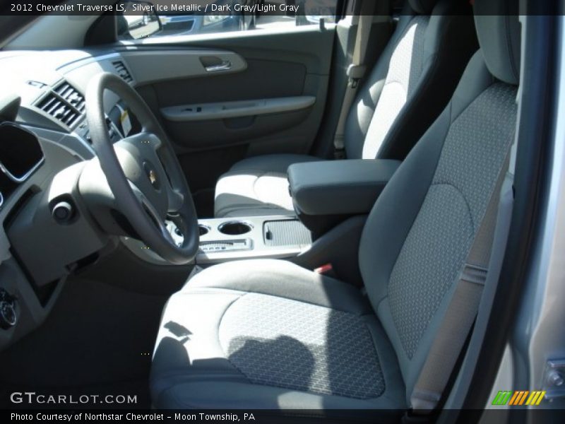 Silver Ice Metallic / Dark Gray/Light Gray 2012 Chevrolet Traverse LS