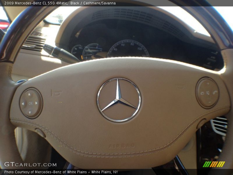 Black / Cashmere/Savanna 2009 Mercedes-Benz CL 550 4Matic