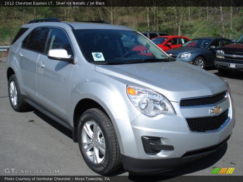 Silver Ice Metallic / Jet Black 2012 Chevrolet Equinox LT