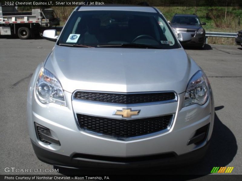 Silver Ice Metallic / Jet Black 2012 Chevrolet Equinox LT