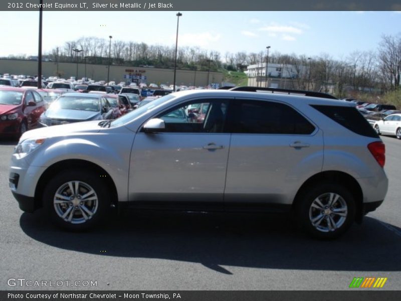 Silver Ice Metallic / Jet Black 2012 Chevrolet Equinox LT