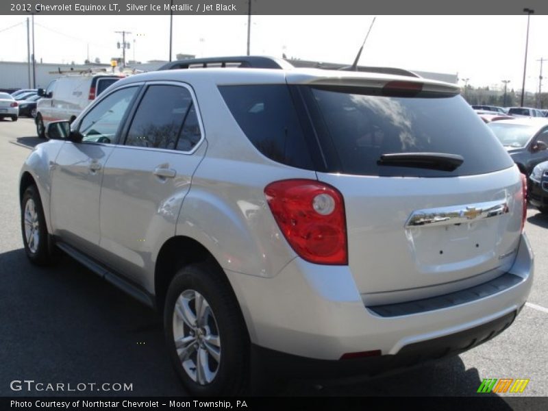 Silver Ice Metallic / Jet Black 2012 Chevrolet Equinox LT