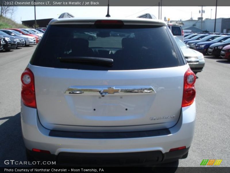 Silver Ice Metallic / Jet Black 2012 Chevrolet Equinox LT