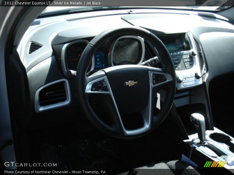 Silver Ice Metallic / Jet Black 2012 Chevrolet Equinox LT