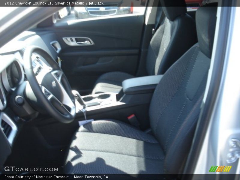 Silver Ice Metallic / Jet Black 2012 Chevrolet Equinox LT