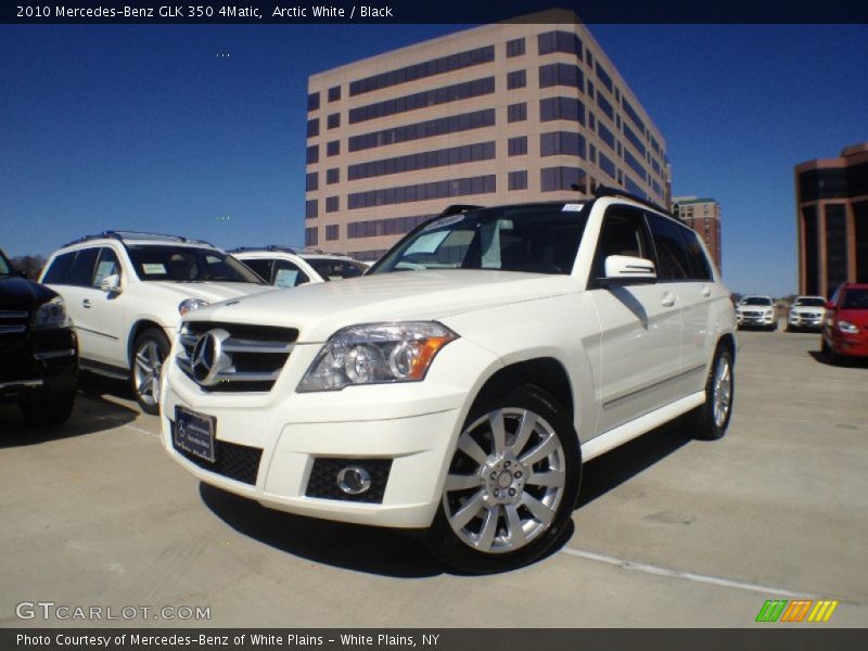 Arctic White / Black 2010 Mercedes-Benz GLK 350 4Matic